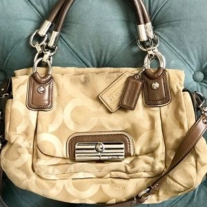 Coach Sateen Satchel in great condition